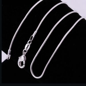 🧡ONLY ONE LEFT💛925 Silver Stamped Necklaces🖤